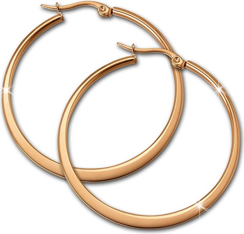 Amello Edelstahl 333er Rosegold vergoldet rosegold Damen Ohrschmuck ESOS74E