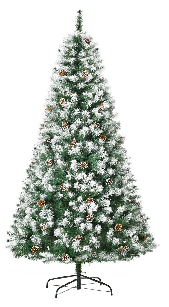 HOMCOM Künstlicher Weihnachtsbaum, 180 cm Christbaum mit Produktbild 