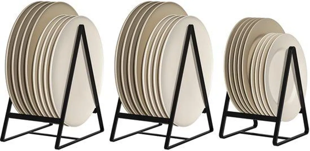 Équerres de renfort noires en métal pour meubles et plans de travail cuisine