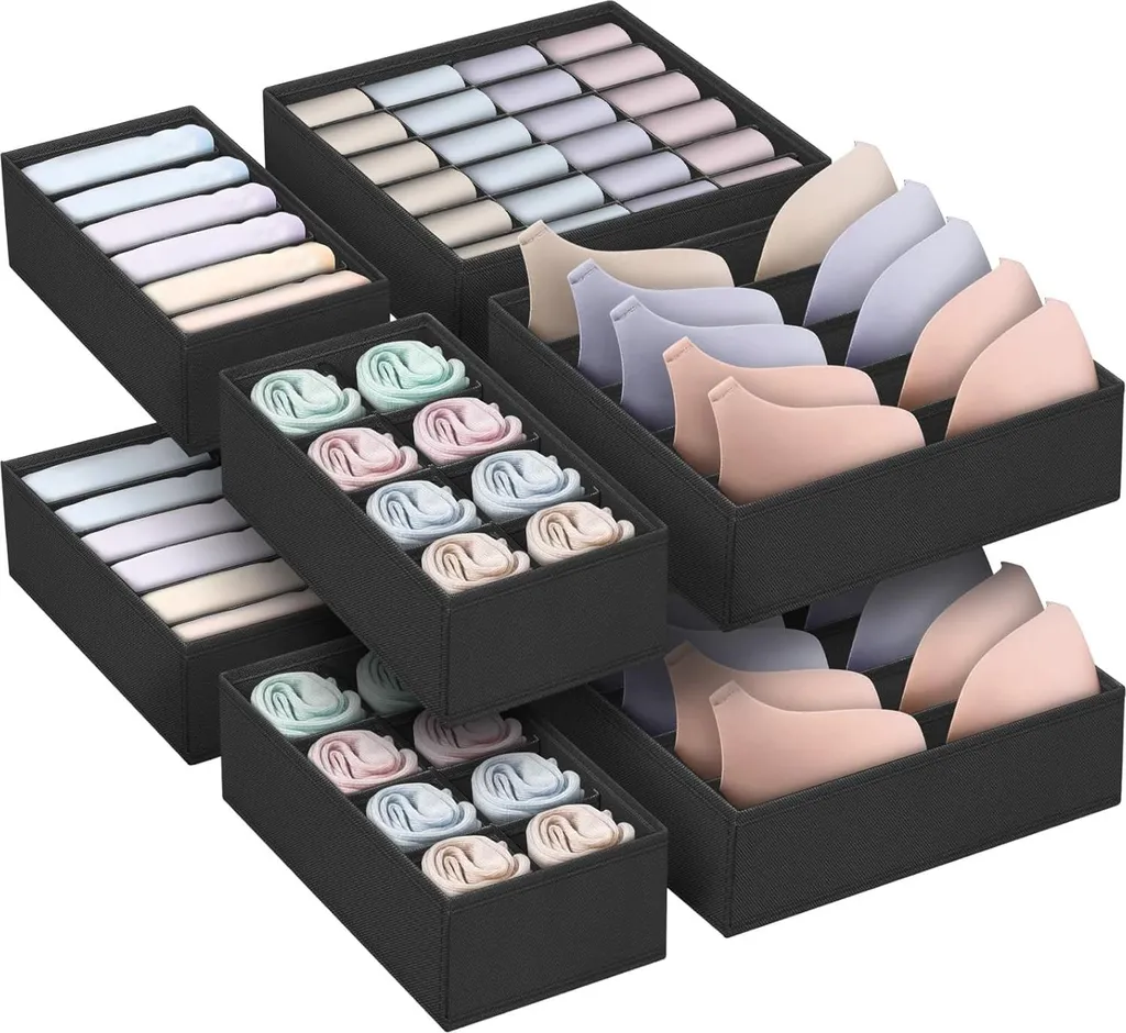 Organiseur de charge pliable 8 compartiments en non-tissé gris 70g