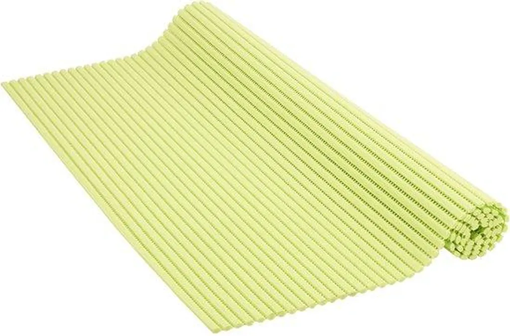Tapis antidérapant en PVC vert anisé 65x200 cm pour couloir