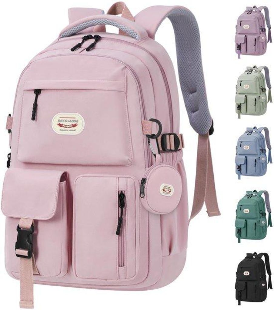Wasserfester Damenrucksack 25L mit Laptopfach und verstellbaren Gurten