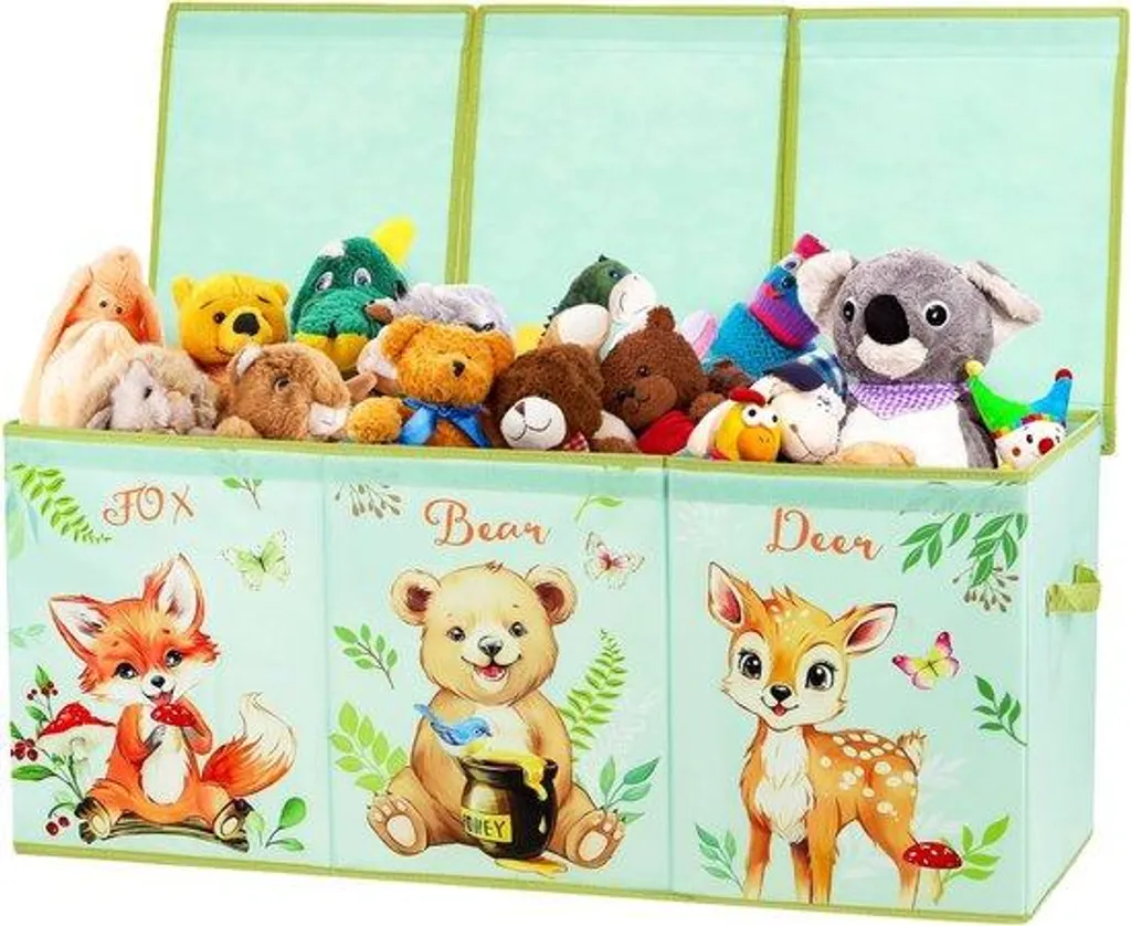 Dites stop au désordre avec cette boîte à jouets Oxford pliable 96cm Jungle