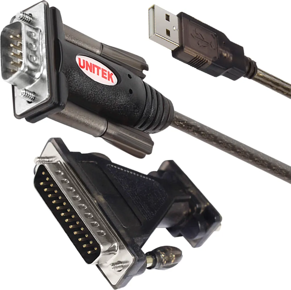 Adattatore USB Seriale RS232 UNITEK Y-105A Nero - Connettività Pro