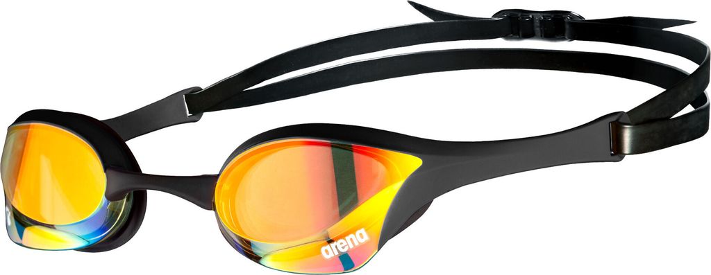 Arena Schwimmbrille "Cobra Ultra Swipe Mirror", Yellow Copper-Black
