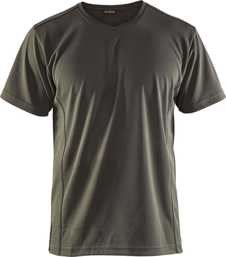 Blakläder T-Shirt UV-Schutz 33231051 armygrün Uni, 3XL