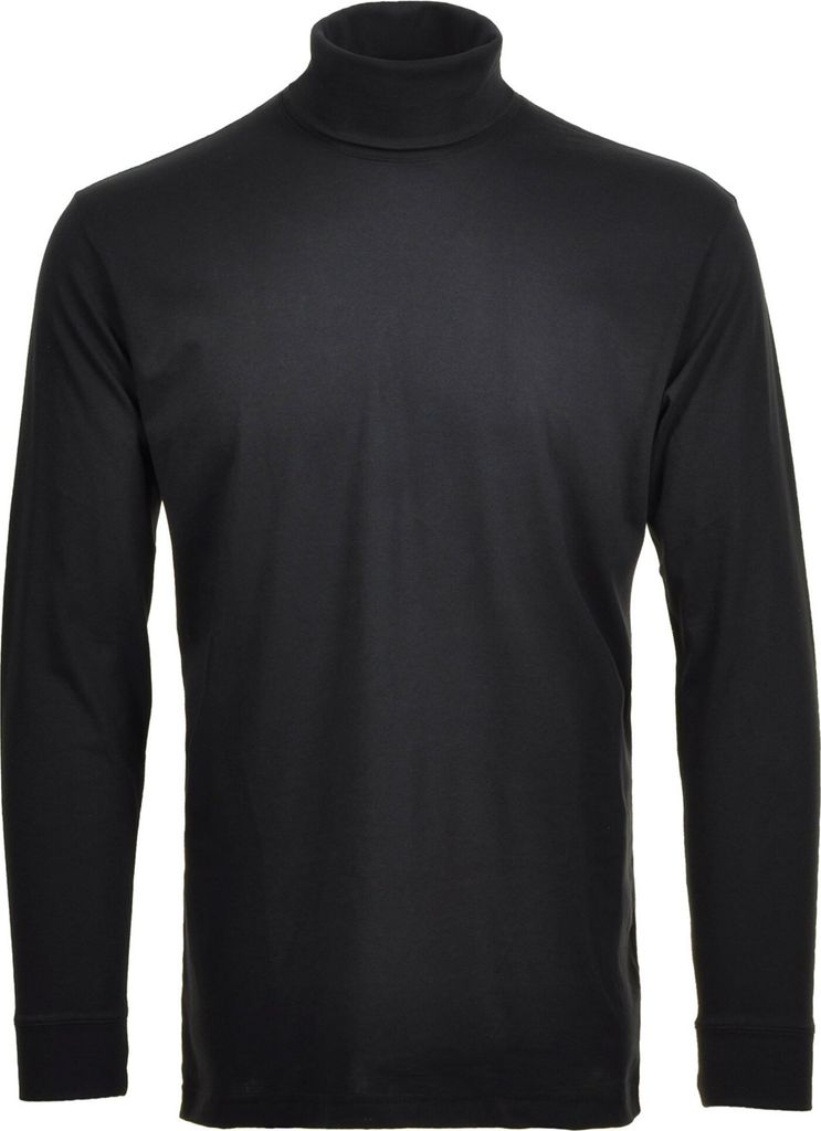 Größe L Ragman Herren Shirt Rollkragen schwarz Modell 40170 Produktbild 