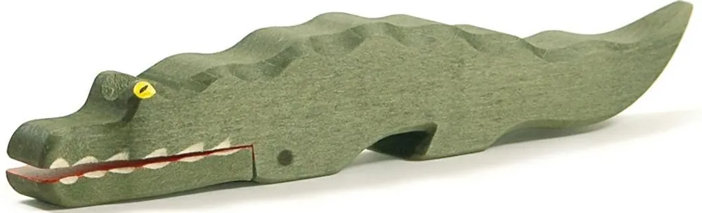 Petit Crocodile Ostheimer pour Décorer une Table de Saison ou Univers Jungle