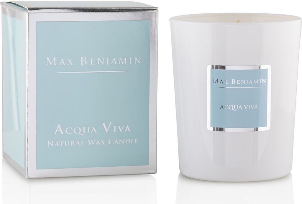 Acqua Viva Luxury Natural Candle Max Benjamin candela Immagine del prodotto 