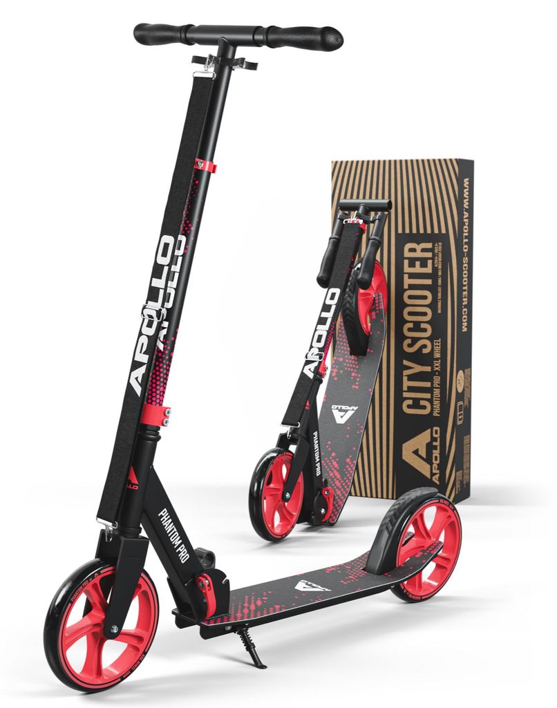 Apollo City Scooter - Phantom - Red Produktbild 