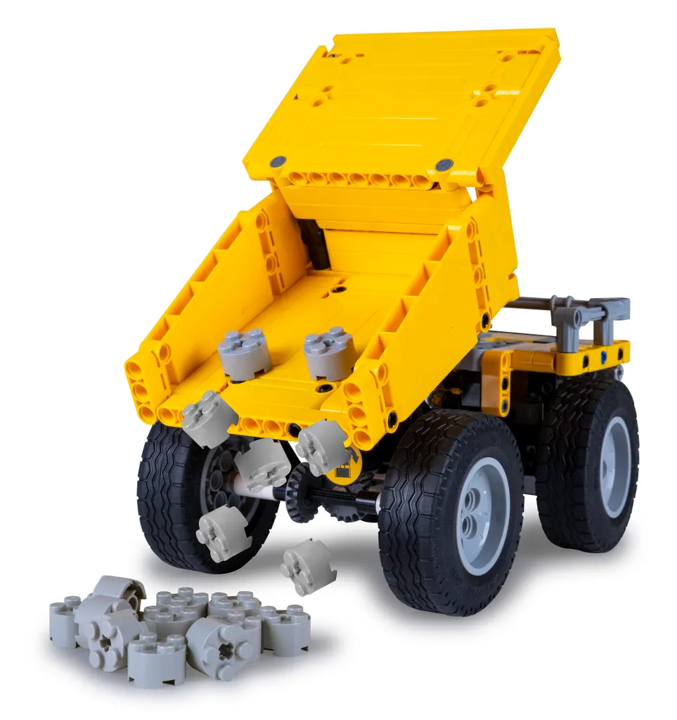 Camion Benne Jamara CaDA Briques de Construction - Modèle de Chantier - 3