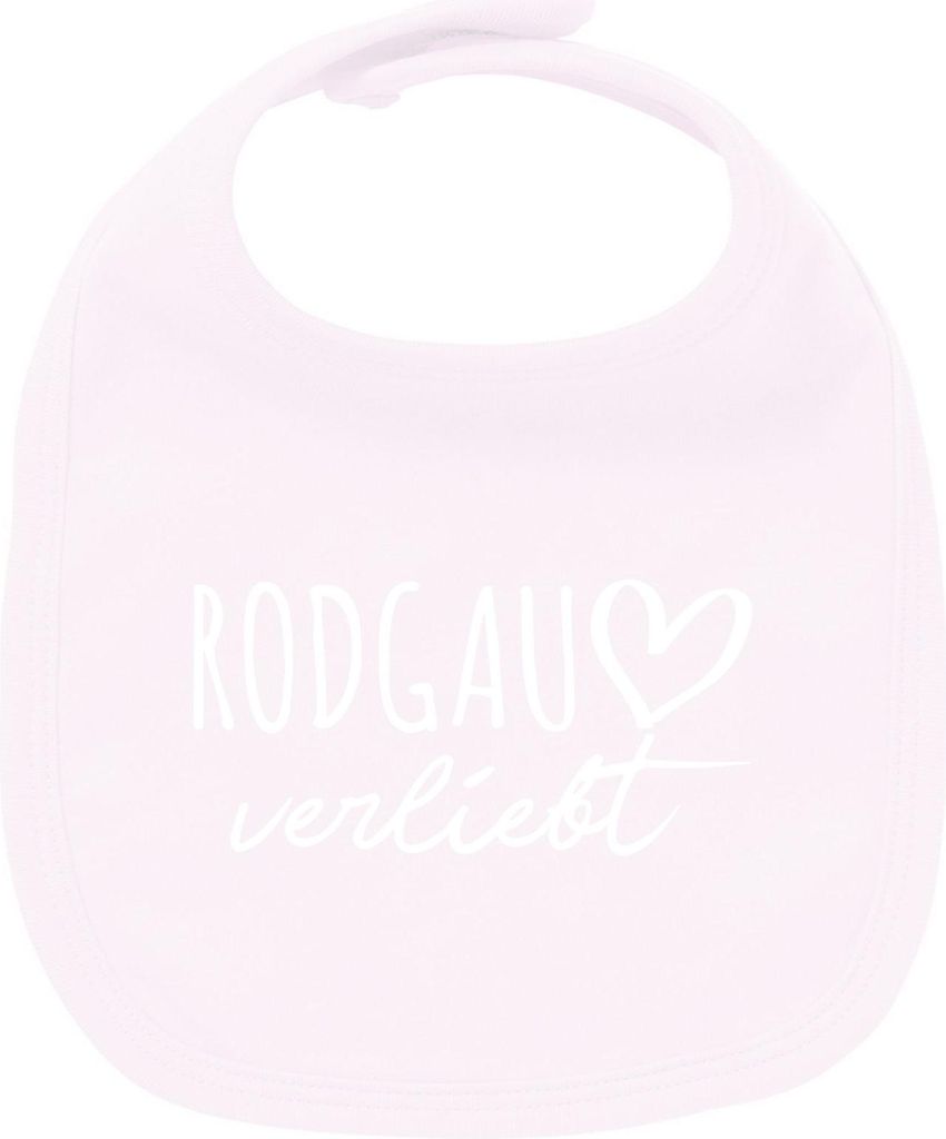 Huuraa Unisex Babylatz Rodgau verliebt Geschenk Babypink Baumwolle Rodgau Mitbringsel