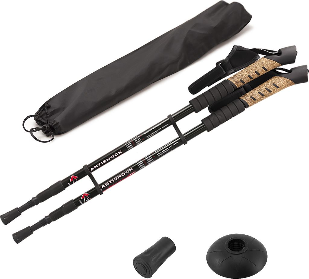 MidGard Nordic Walking Stöcke Teleskop Antischock Produktbild 