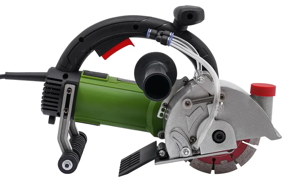Rainureuse électrique 1800W rotative 360° noir vert avec prise EU
