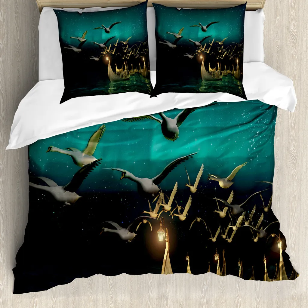 Copripiumino ABAKUHAUS Elf Boote Swans: Comfort Antiacaro 155x220