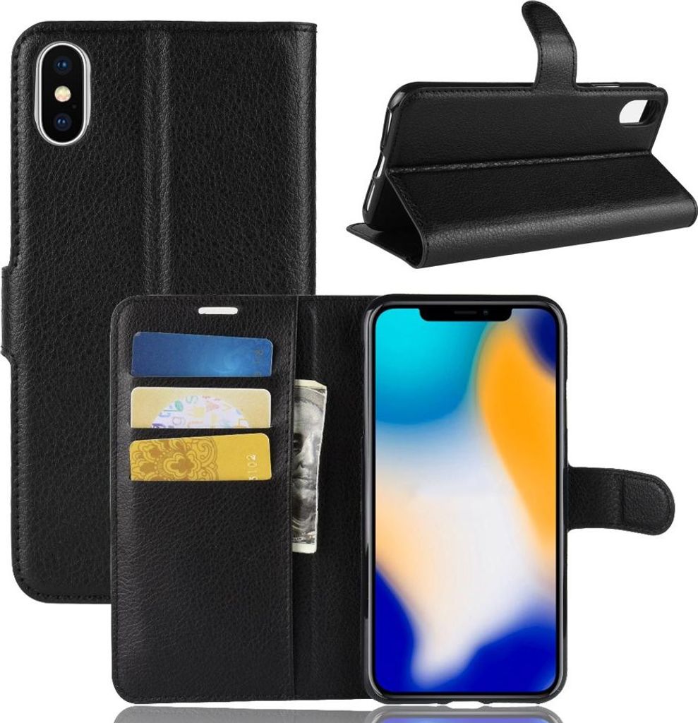 Hülle für Apple iPhone Xs Max Handyhülle Flip Case Schutzhülle Tasche Cover Etui