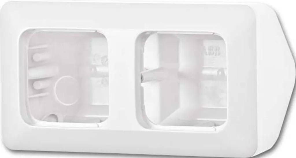 Busch-Jaeger Reflex SI Boîtier Saillie 2 Postes Blanc Alpin AP-Geh 2f