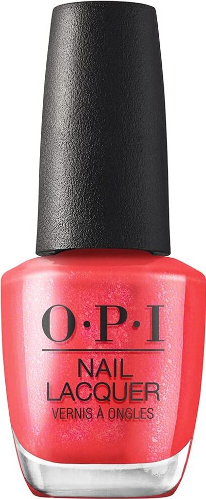 OPI Nail Lacquer Left Your Texts on Red Red Nail Polish 0.5 fl oz
