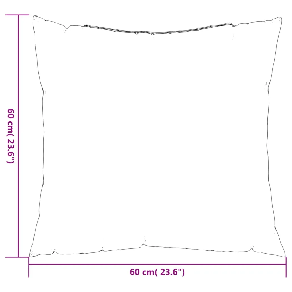 Set 4 Cuscini 60x60 Multicolore Living Store - Tessuto Alta Qualità - 8