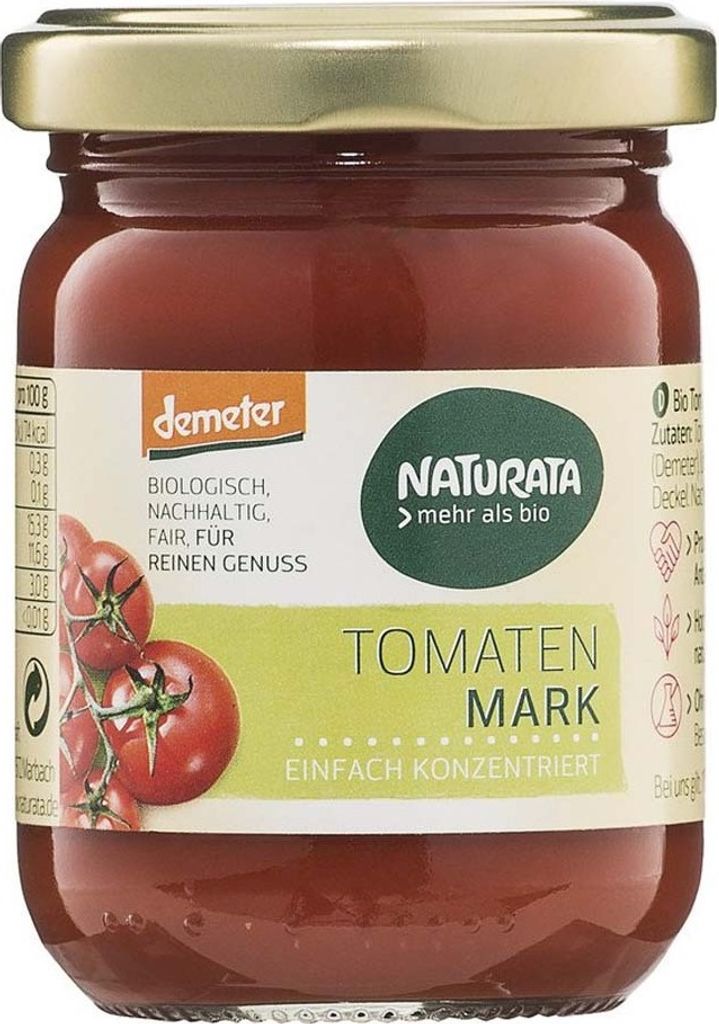 Naturata Tomatenmark demeter 125g Produktbild 