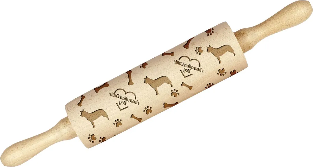 Décorez facilement vos biscuits avec ce rouleau gravé Berger Australien