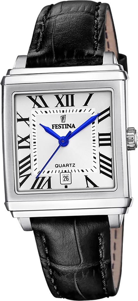 Festina Leder Damen Uhr Armbanduhr schwarz Fashion D2UF20682/3