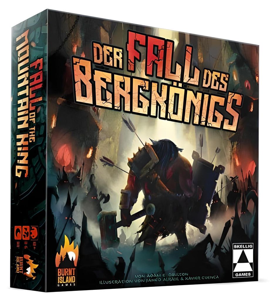 Der Fall des Bergkönigs Brettspiel für 1-5 Spieler ab 13 Jahre
