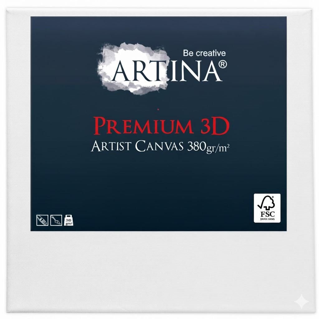 Artina Keilrahmen Leinwand Premium 3D, 24x30cm, 380 g/m²