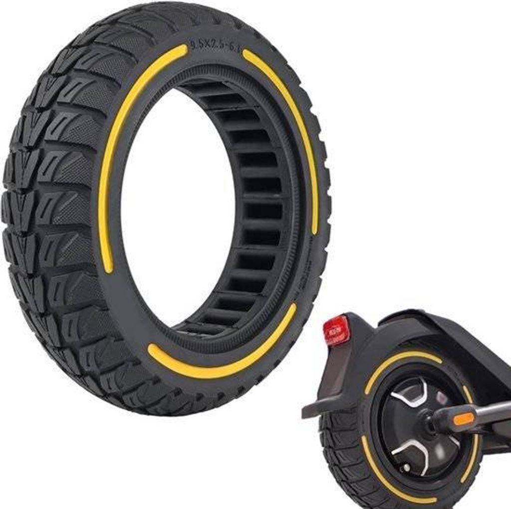 9,5*2,5-6,1 Zoll Explosionsgeschützte Band für elektrische Scooter-Accessoires (gelb)