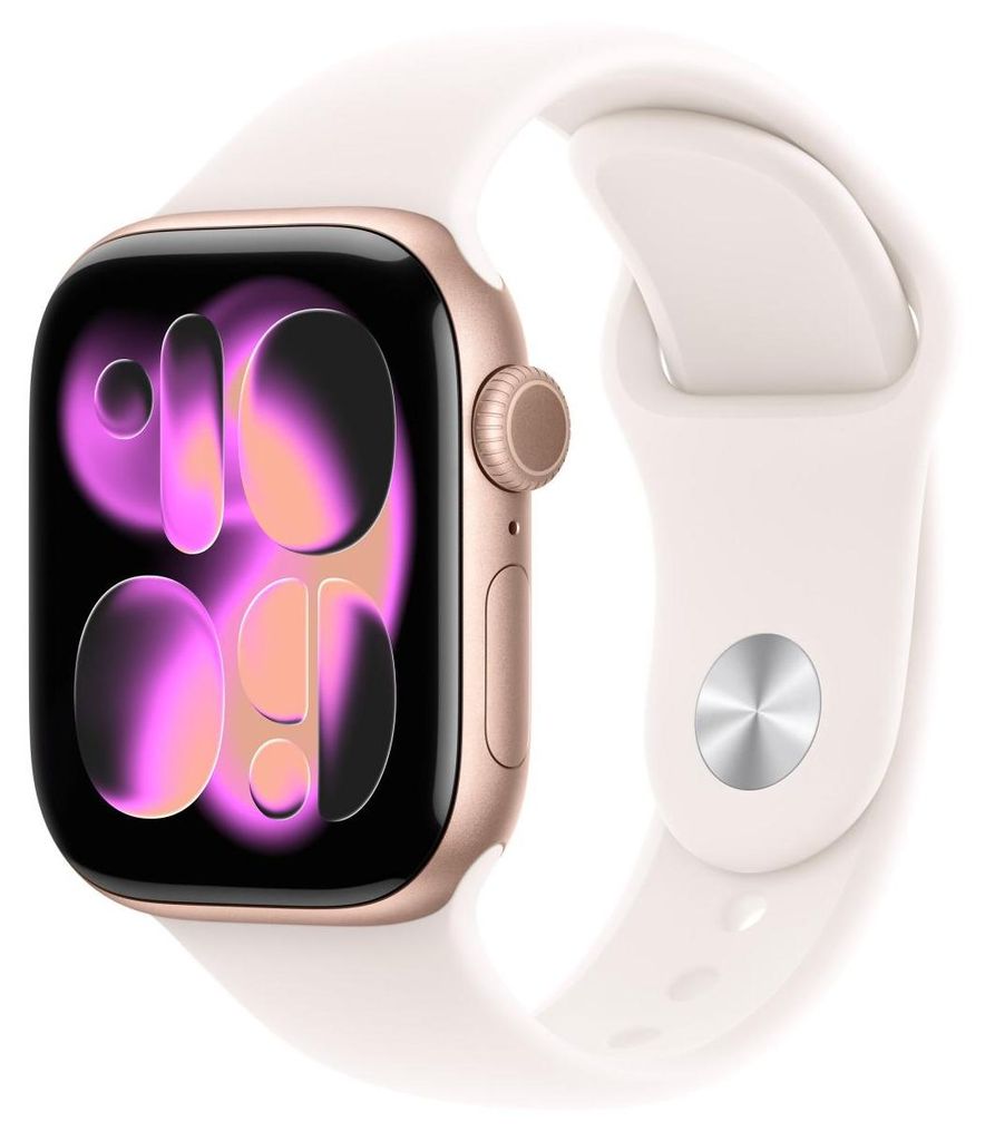 Apple Watch Series 11 GPS 42mm Aluminium Rose Gold avec Image du produit 