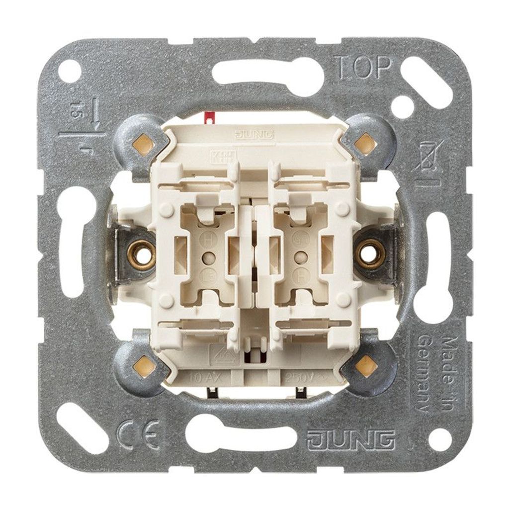 Interrupteur à bascule Jung (module), 10 AX, 250 V~, série, Image du produit 