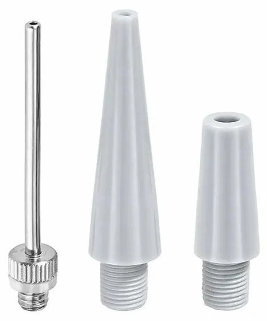 Pompe vélo Stein argent en acier avec manomètre et tête multi-valves - 2