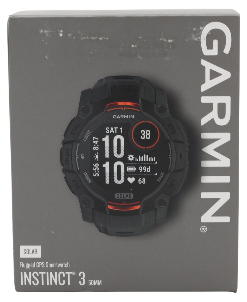 Garmin Instinct 3 Solar, 3,3 cm (1.3"), MIP, Touchscreen, Produktbild 