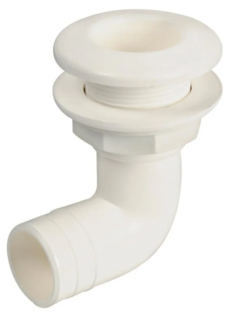 Bouche d'égout coude 90° 1" robuste en PVC - Set de 10 pièces étanches