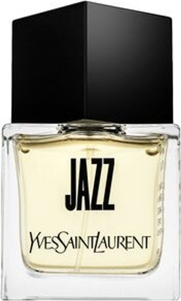 A product shot of a bottle of Yves Saint Laurent Jazz Eau de Toilette.