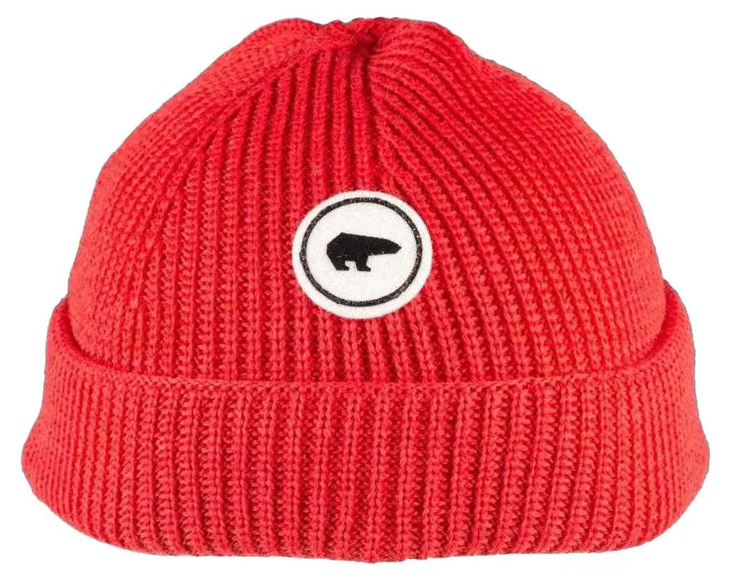 Bonnet rouge uni unisexe Raik PP9640 chaud et confortable pour hiver