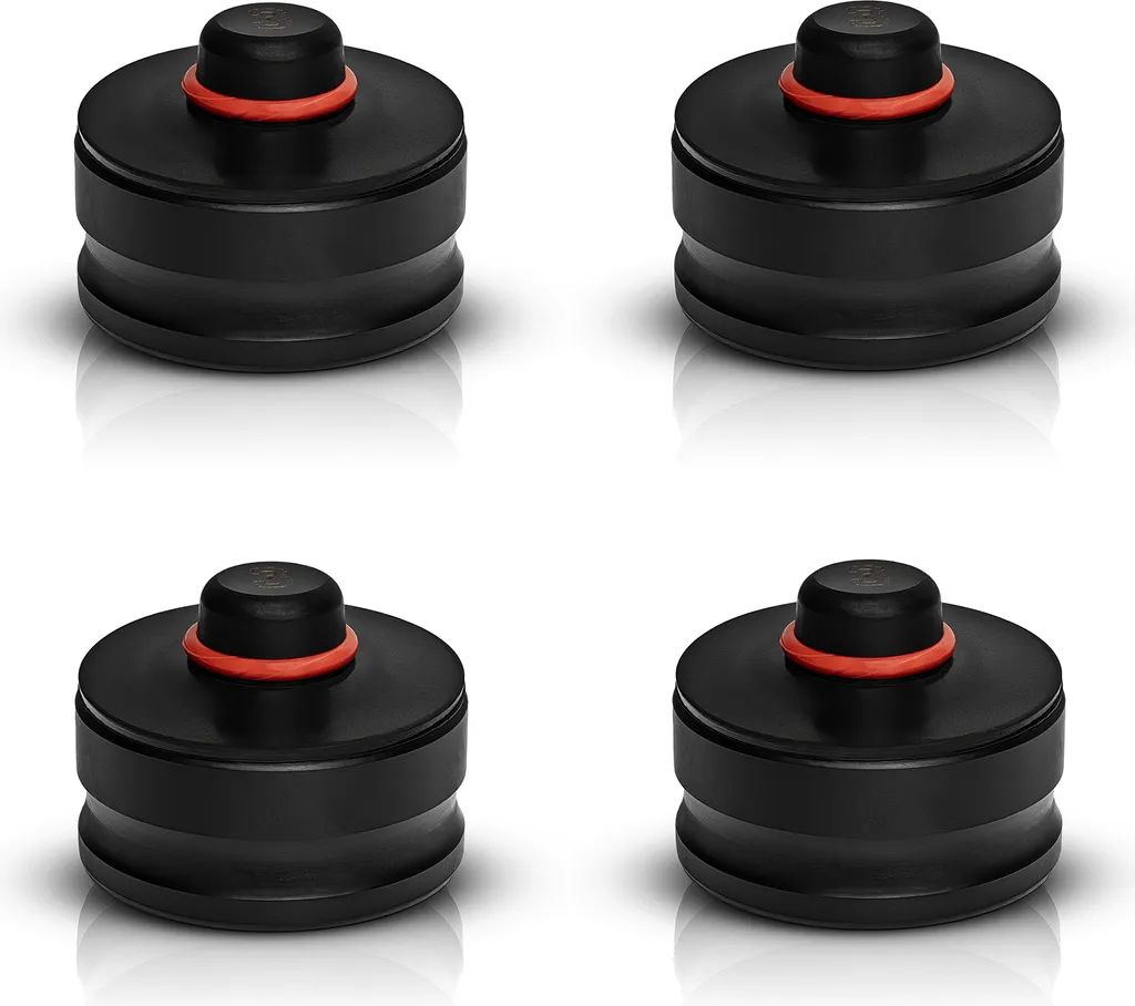 Set 4 Cric In Gomma Per Tesla Model 3/Y/S/X - Cuscinetti Adattatori Antiscivolo Con Custodia, Per Proteggere Auto Dal Sollevamento - 4