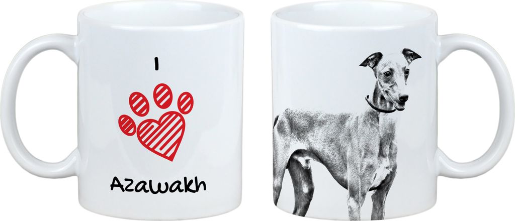 Azawakh - Tasse mit Hund, entzückende Tasse mit Grafik, Geschenk mit Ihrem Foto von der Marke Art-Dog