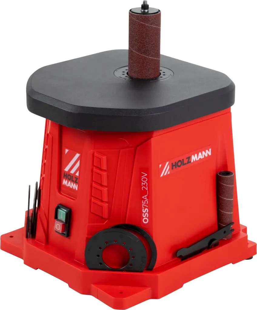 Ponceuse à broche oscillante Holzmann OSS75A avec table en fonte stable