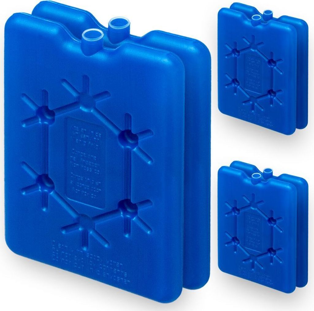 DEUBA Kühlakku 6 Stück 12 Stunden Flach je 170ml für Kühltasche Kühlbox Outdoor Kühlelement Kühlpack Cool Pack Kühlakkus