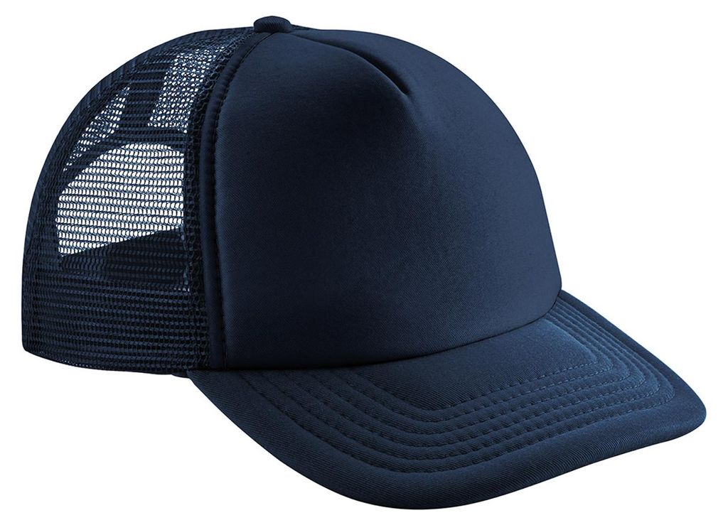 Beechfield Uni Vintage Trucker Baseballkappe RW261 (Einheitsgröße) (Dunkelblau/Dunkelblau)