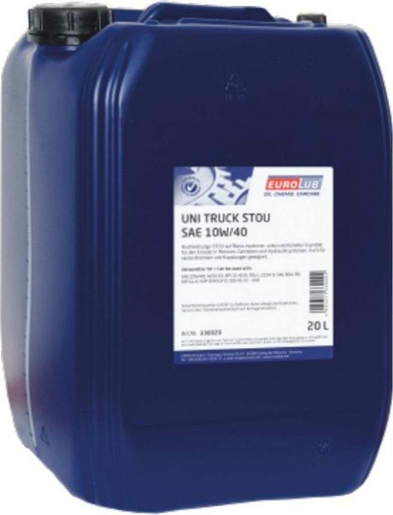 EUROLUB UNI TRUCK STOU für 10W-40 20 Liter Motoröl Produktbild 