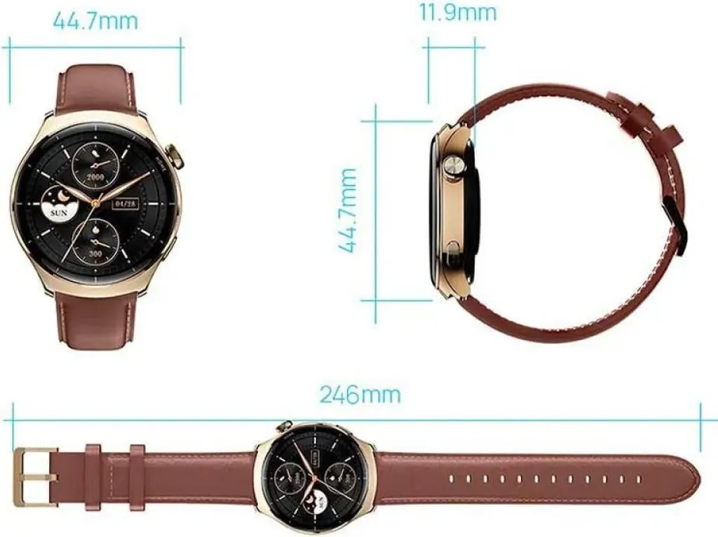 Montre Connectée Mibro Lite 3 Pro Or Rose Ecran AMOLED