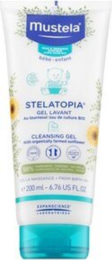 Mustela - Bb Stelatopia Cleansing Gel - Shower gel 200ml Obrázok produktu 
