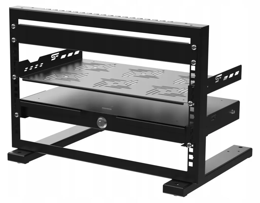 Armadio Rack 6U Stalflex Open Frame - Rack Server 19 Pollici Professionale - 8