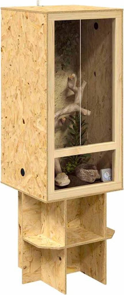 Terraire vidaXL marron 50 x 50 x 150 cm en OSB Image du produit 