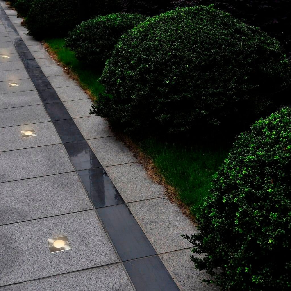 LAMPADA LUCE PER Esterni Piantana Acciaio Inox LED Lampade da Percorso