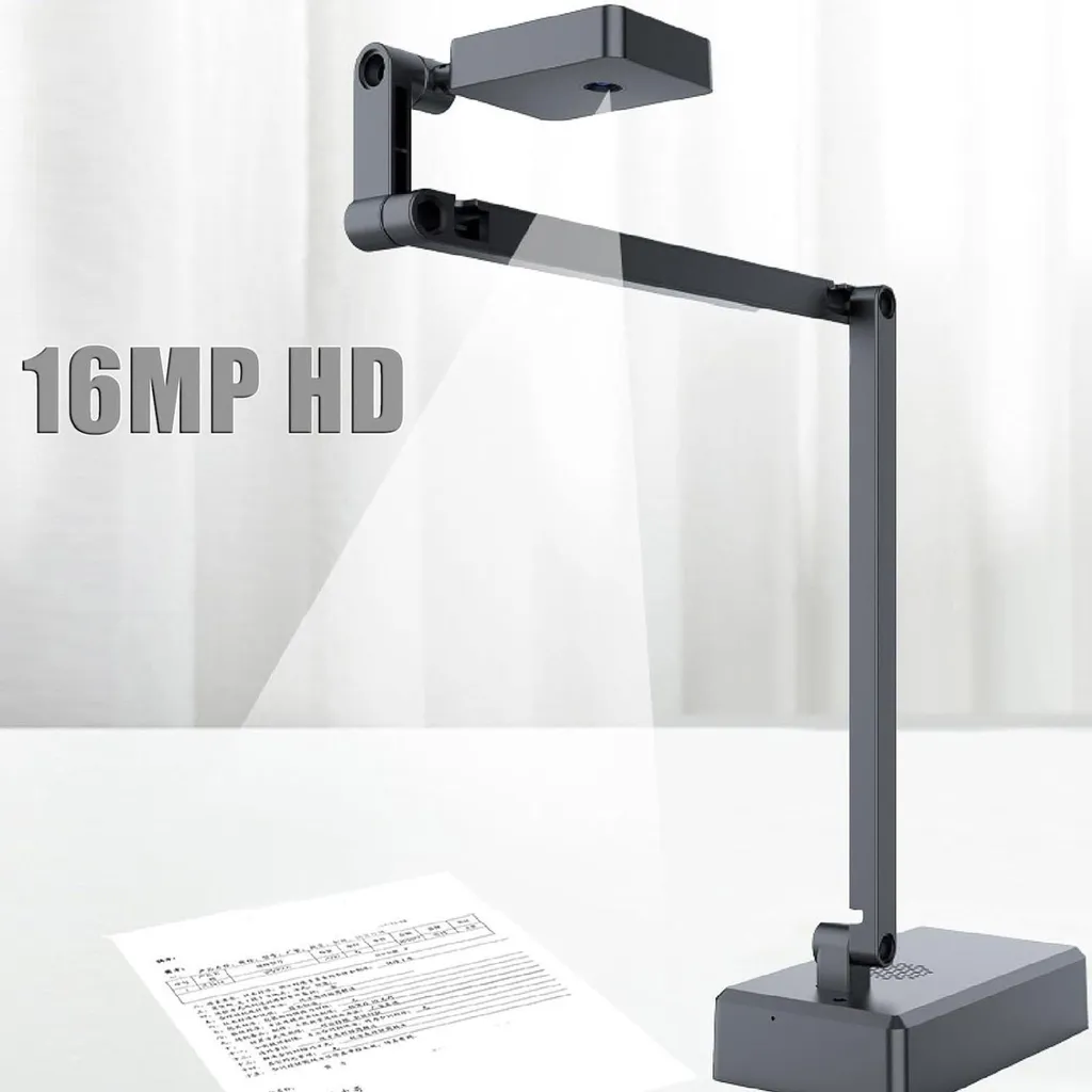 Caméra Document USB 4K 16MP Visualiseur d'Image Pliable pour PC et Mac