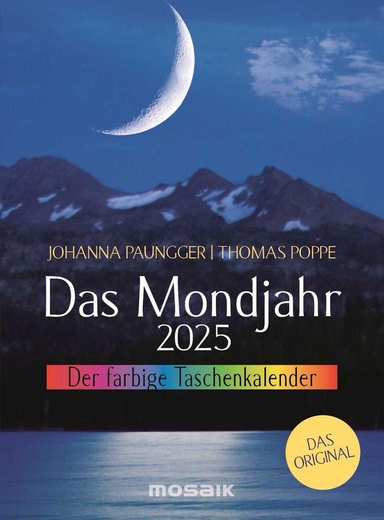 Das Mondjahr 2026 - Der farbige Taschenkalender