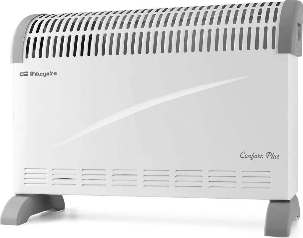 Chauffage d'Appoint Orbegozo Convector Blanc Idéal Chambre et Bureau 220V